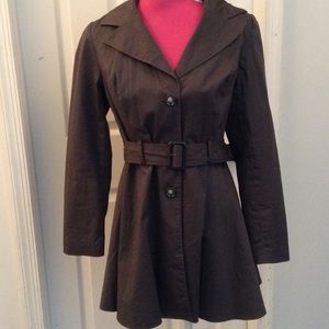 Cynthia Rowley brown trench coat